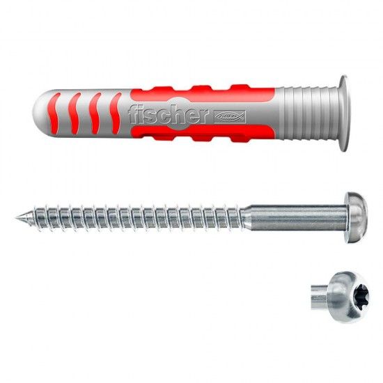 Pack 50 buchas impermeabilizante + parafuso duoseal ø6x38mm s a2 557727 refª 17699 FISCHER Pack 50 buchas impermeabilizante + parafuso duoseal ø6x38mm s a2 557727 refª 17699 FISCHER