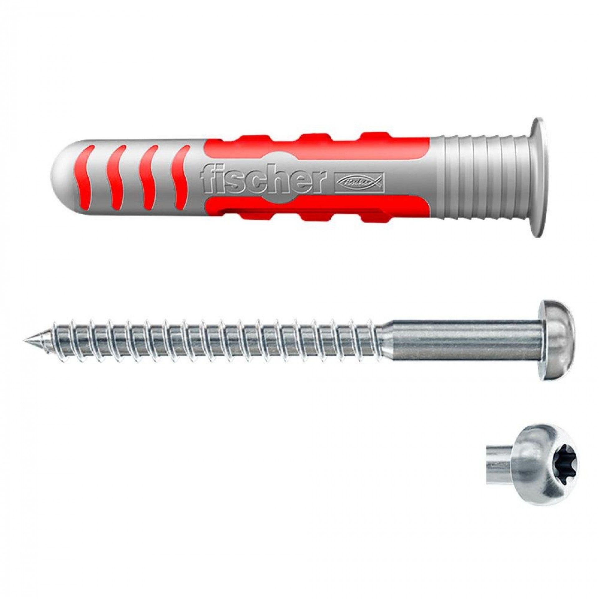 Pack 50 buchas impermeabilizante + parafuso duoseal ø6x38mm s a2 557727 refª 17699 FISCHER