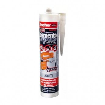 Cimento express cinzento claro 310ml 512352 ref 17663 FISCHER