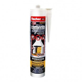 Cimento express cinzento churrasqueiras 310ml 514853 ref 17662 FISCHER