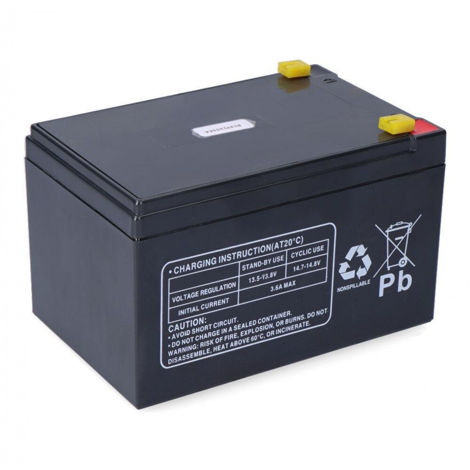Bateria 12v 12ah refª 16738 PASTORMATIC
