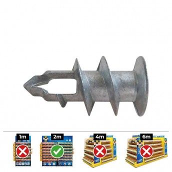 Caixa 50 unid. bucha cartão geso metalica ø4-5x37mm din gkdz ref. 17141 CELO Caixa 50 unid. bucha cartão geso metalica ø4-5x37mm din gkdz ref. 17141 CELO
