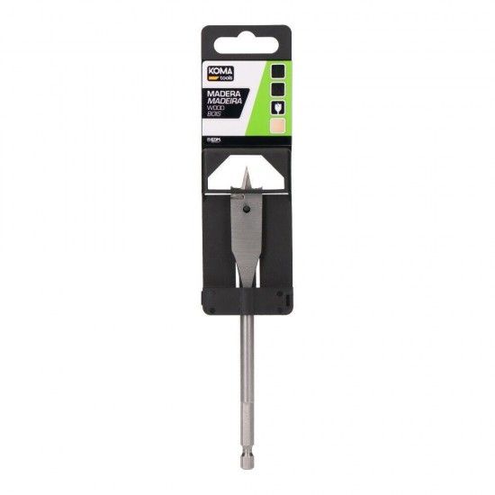 Broca plana para madeira 26,00 x 152mm iz28112 (izar) ref� 16672 KOMA TOOLS