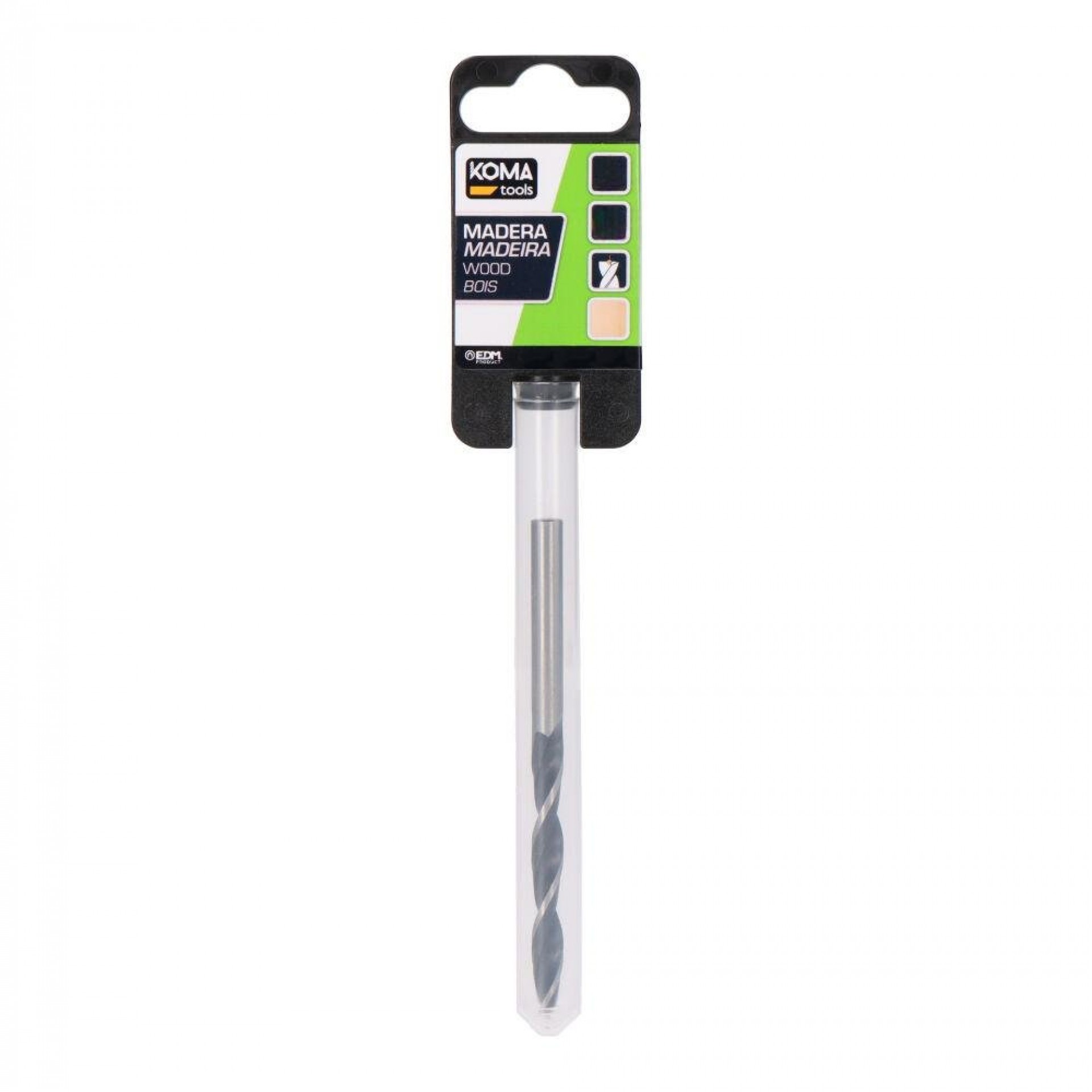 Broca 3 pontas para madeira 6,00 x 97mm iz28044 (izar) refª 16654 KOMA TOOLS