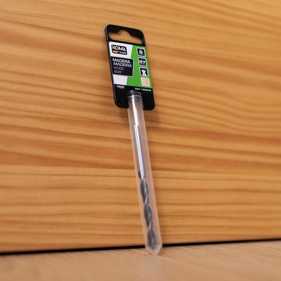 Broca 3 pontas para madeira 5,00 x 86mm iz28043 (izar) refª 16653 KOMA TOOLS Broca 3 pontas para madeira 5,00 x 86mm iz28043 (izar) refª 16653 KOMA TOOLS