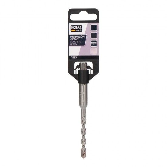 Broca sds plus cimento 12,00x260mm iz27998 (izar) refª 16646 KOMA TOOLS Broca sds plus cimento 12,00x260mm iz27998 (izar) refª 16646 KOMA TOOLS