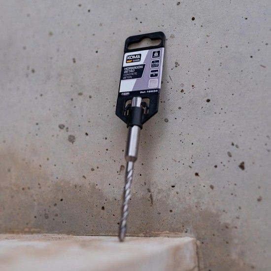 Broca sds plus cimento 10,00x110mm iz27982 (izar) refª 16640 KOMA TOOLS Broca sds plus cimento 10,00x110mm iz27982 (izar) refª 16640 KOMA TOOLS