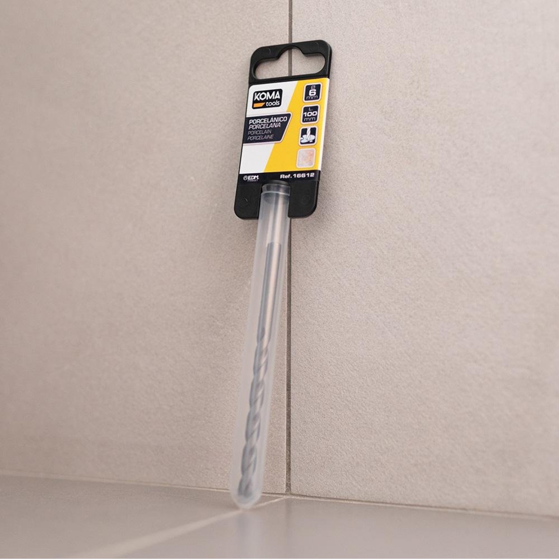 Broca ponta md para porcelana 8,00mm iz27679 (izar) refª 16613 KOMA TOOLS