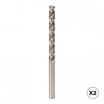 Conjunto de 2 brocas cilindricas curtas hsse din-338n inox 2,50mm iz27443 (izar) ref 16574 KOMA TOO