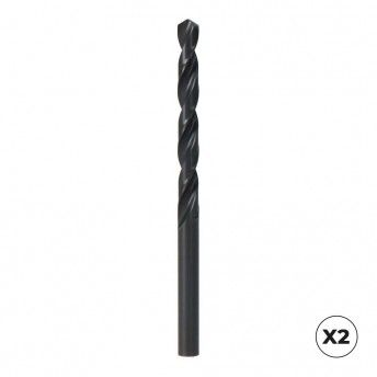 Conjunto de 2 brocas cilindricas curtas hss din 338n 4,00mm iz27409 (izar) ref� 16557 KOMA TOOLS