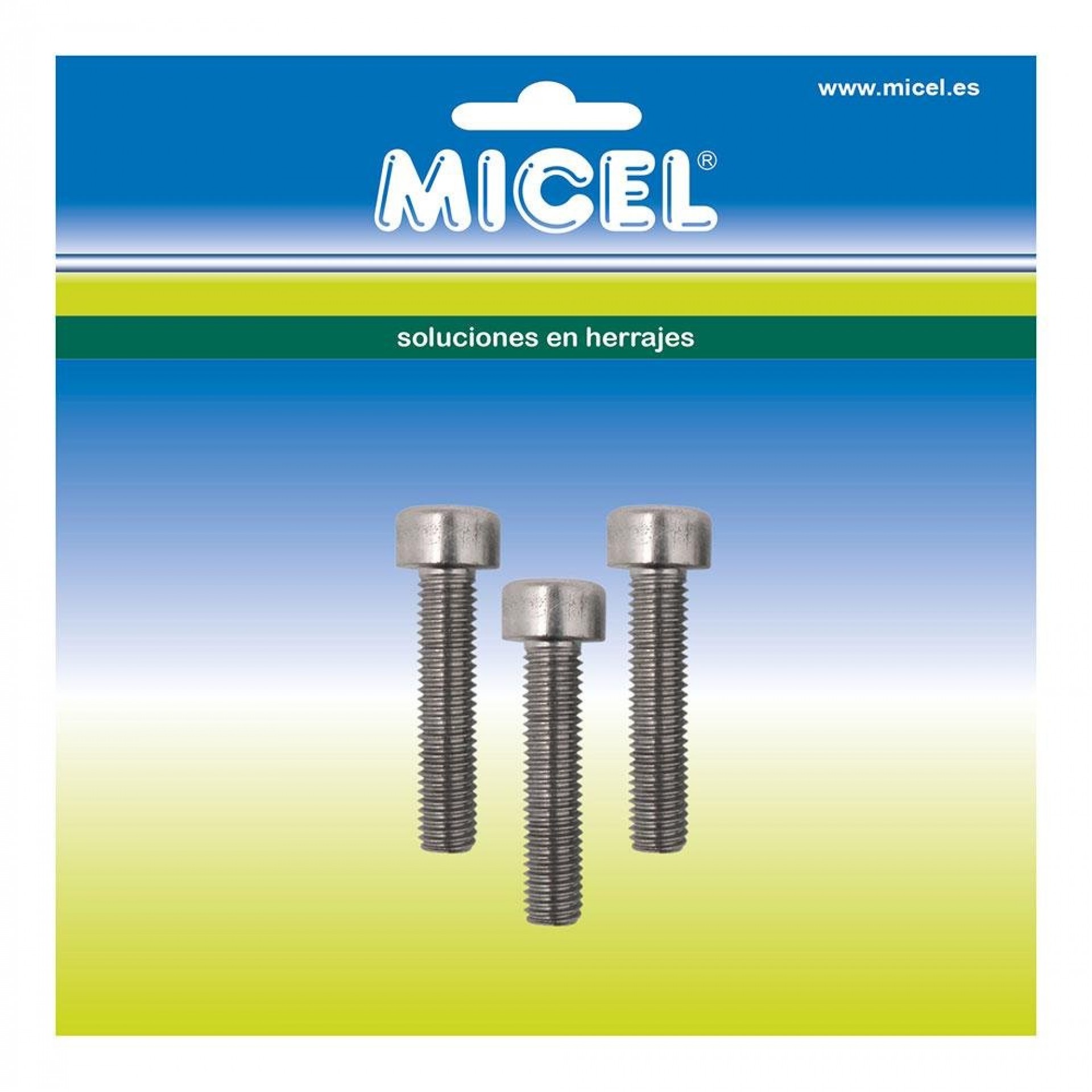 Kit de 3 parafusos máquina de enrolar toldo tld27 6x30mm 92597 refª 15216 MICEL
