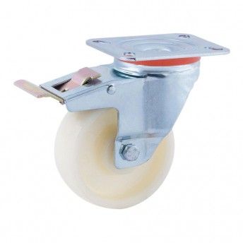 Roda giratria travo 125mm (roda poliamida nylon cr90803 ref 15035 AFO