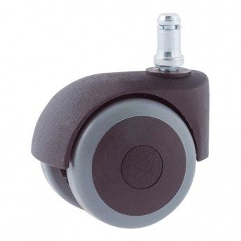 Roda espiga lisa anel 50mm (roda) poliuretano tpu cr90529 ref 15003 AFO