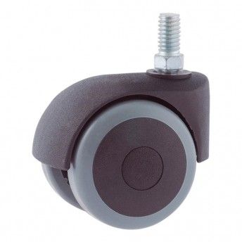 Roda espiga roscada 50mm (roda) poliuretano tpu cr27680 ref 15002 AFO