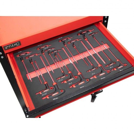 Carrinho de ferramentas com 83 peas 309010201 ref 08799 FULMO BRICO