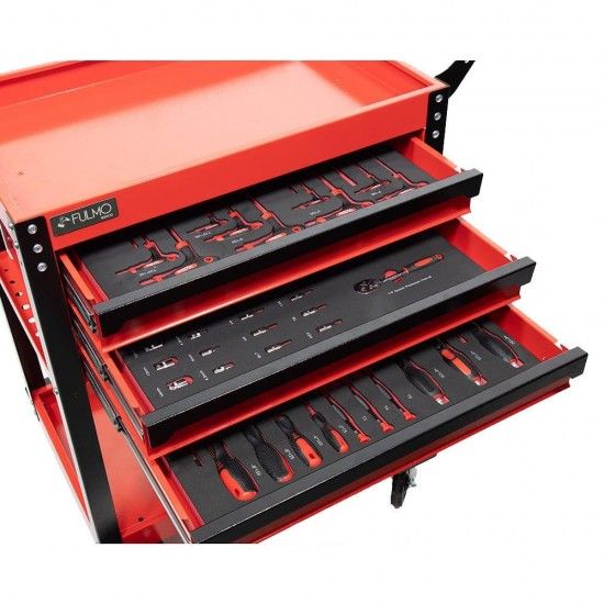 Carrinho de ferramentas com 83 peas 309010201 ref 08799 FULMO BRICO