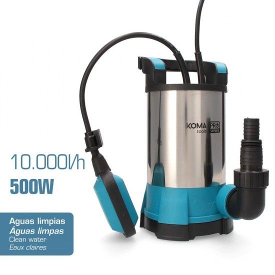Bomba submersvel gua limpa 500w ref 08791 KOMA TOOLS
