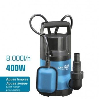 Bomba submersvel de gua limpa 400w ref 08790 KOMA TOOLS