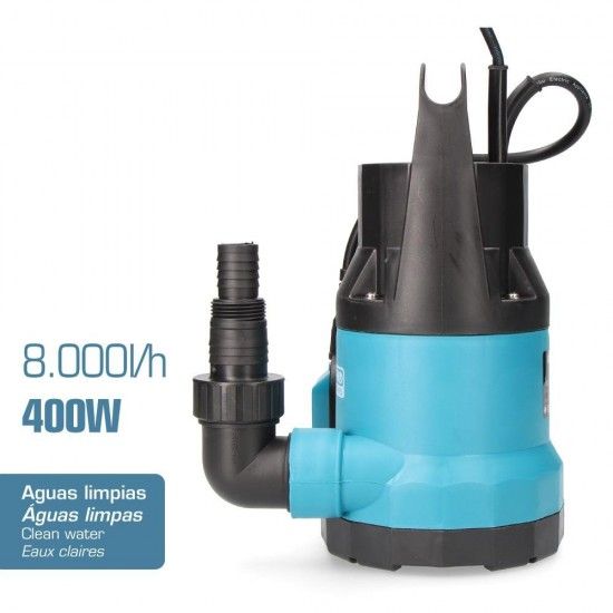 Bomba submersvel de gua limpa 400w ref 08790 KOMA TOOLS