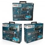 Kit de broca de martelo/chave de fenda de 20v com 2 baterias de 2.0a e carregador de bateria 22,5x20 Kit de broca de martelo/chave de fenda de 20v com 2 baterias de 2.0a e carregador de bateria 22,5x20