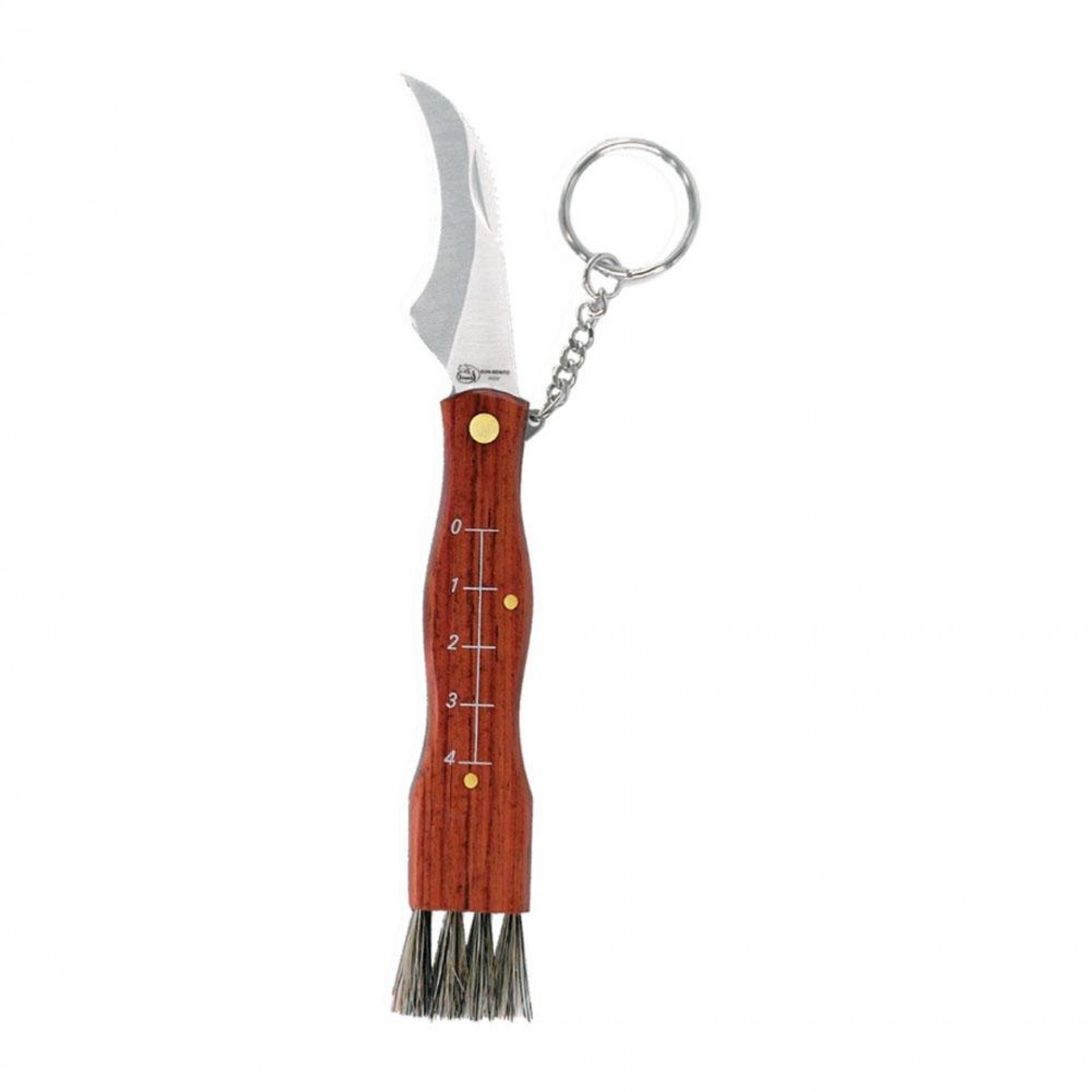 Navalha cogumelos inoxidavel com chaveiro + capa lâmina 6cm imex refª 08587 EL ZORRO