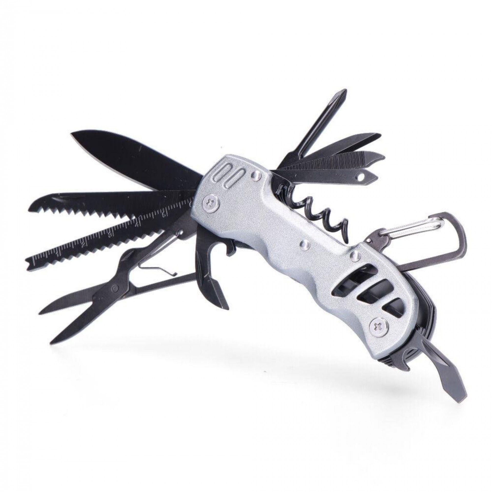 Multi ferramenta com mosquetão modelo prata, serie k2. refª 08557 EDM