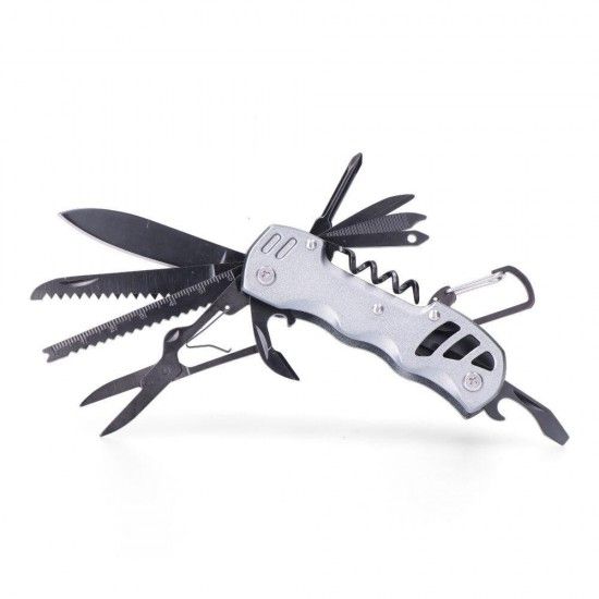 Multi ferramenta com mosquetão modelo prata, serie k2. refª 08557 EDM Multi ferramenta com mosquetão modelo prata, serie k2. refª 08557 EDM