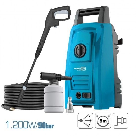Mquina de lavar a alta presso 1.200w 90 bar ref 08470 KOMA TOOLS