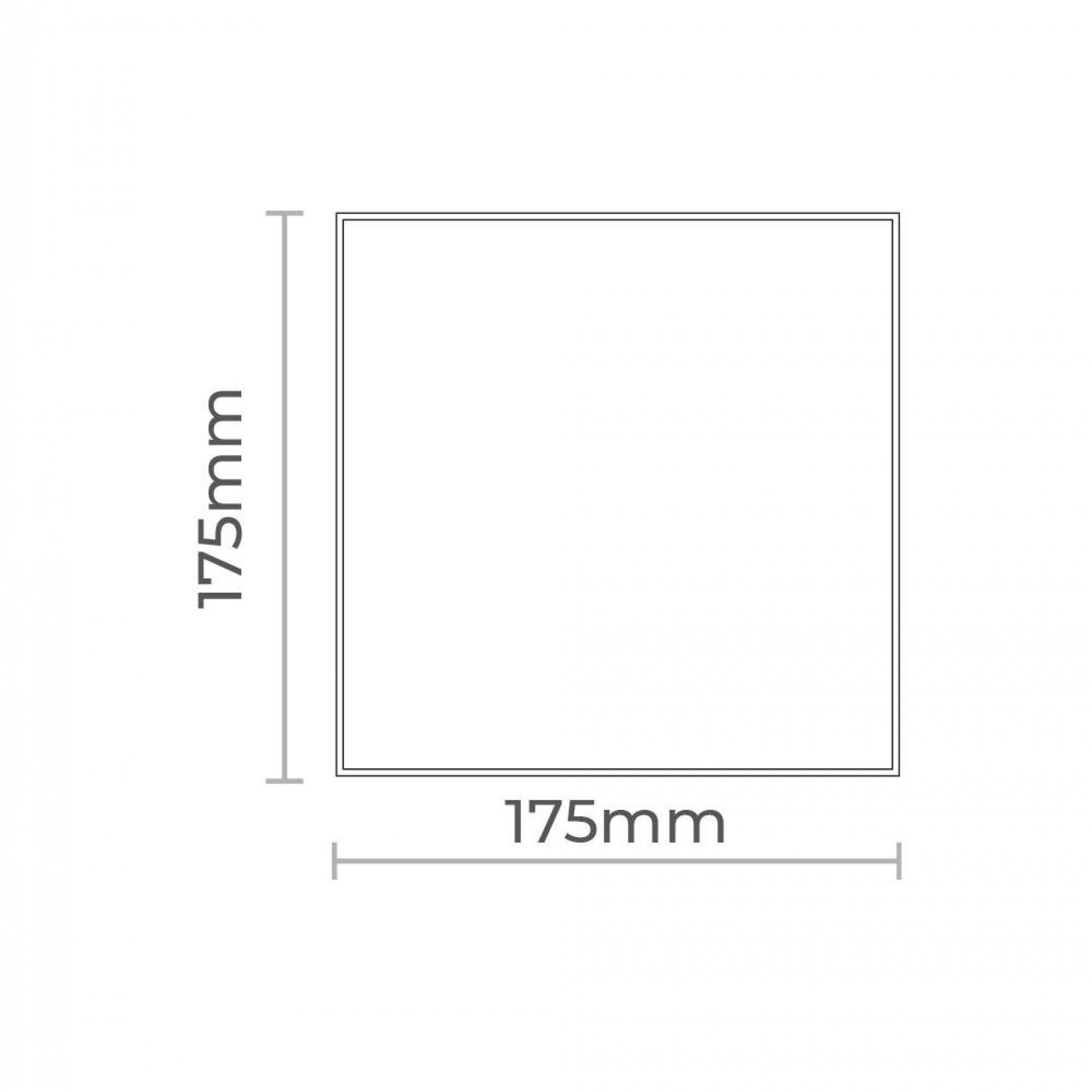 Plafond para extractor 08413 cristal blanco mate ø10cm refª 08417 EDM