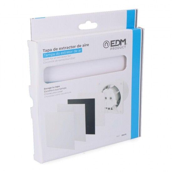 Plafond para extrator 08413 cor branco ø10cm refª 08415 EDM Plafond para extrator 08413 cor branco ø10cm refª 08415 EDM