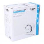 Extrator de ar con plafond branco 11w 10cm ref 08413 EDM
