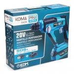 Martelo rotativo 20v com bateria e carregador ref 08373 KOMA TOOLS