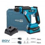 Martelo rotativo 20v com bateria e carregador ref 08373 KOMA TOOLS
