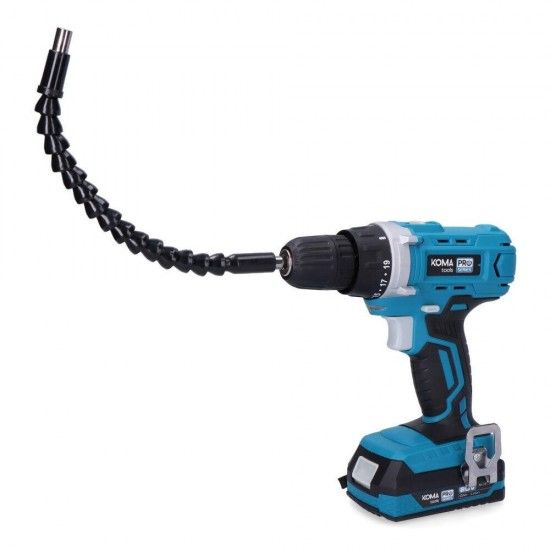 Kit berbequim aparafusador com 40 acess�rios 20v com bateria e carregador ref� 08374 KOMA TOOLS