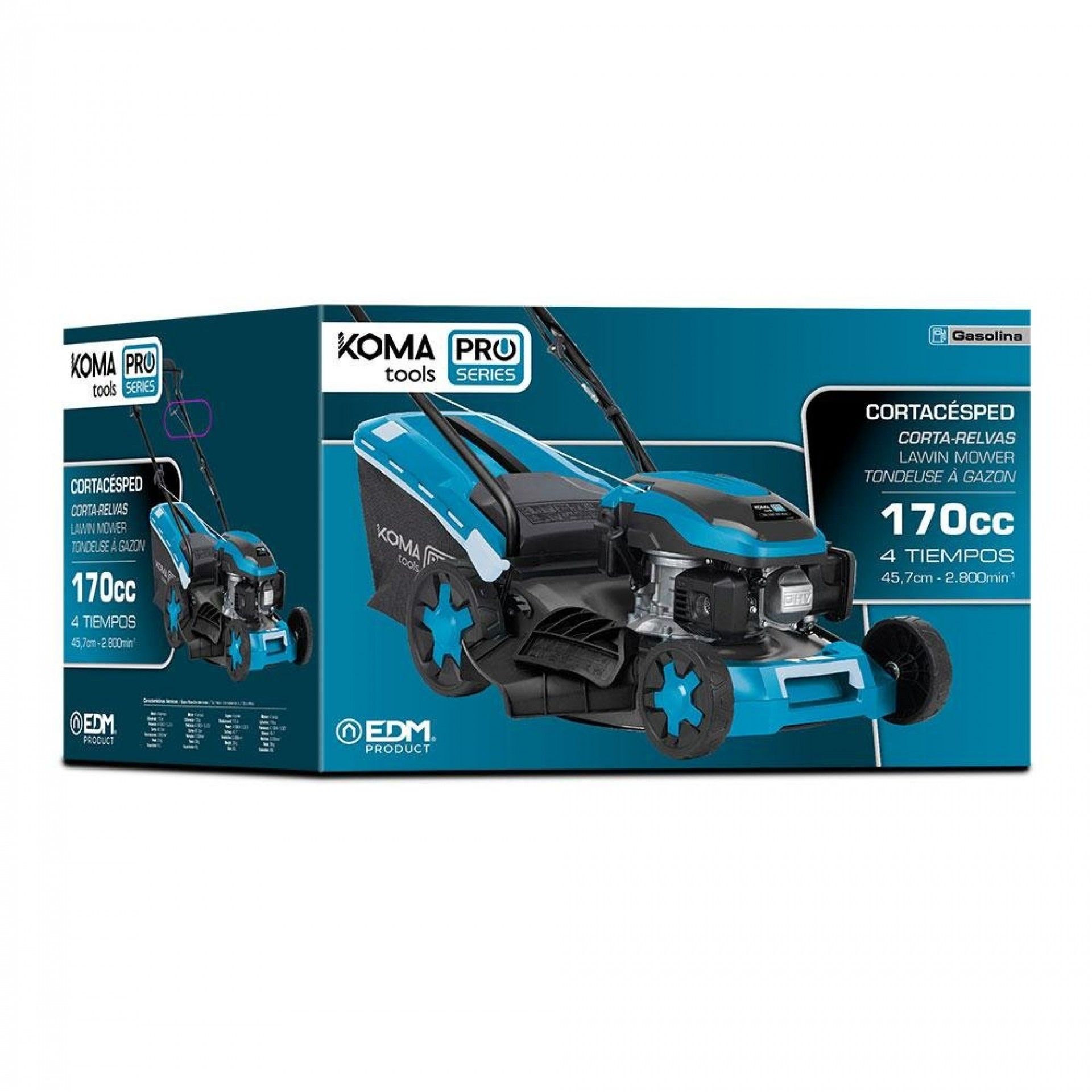 Corta-relva a gasolina 170cc 4 tempos refª 08339 KOMA TOOLS