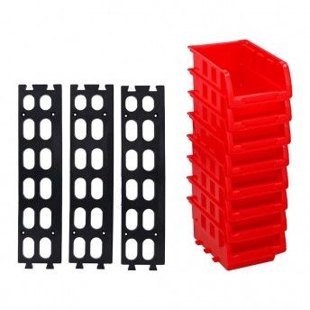 Set de 8 caixas contentora empilhvel 12x10cm ref 08171 KINZO