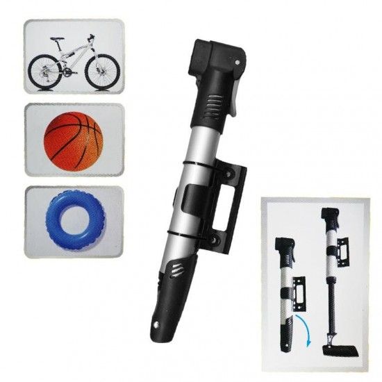 Mini bomba de ar para bicicleta com suporte ref 08042 BENSON