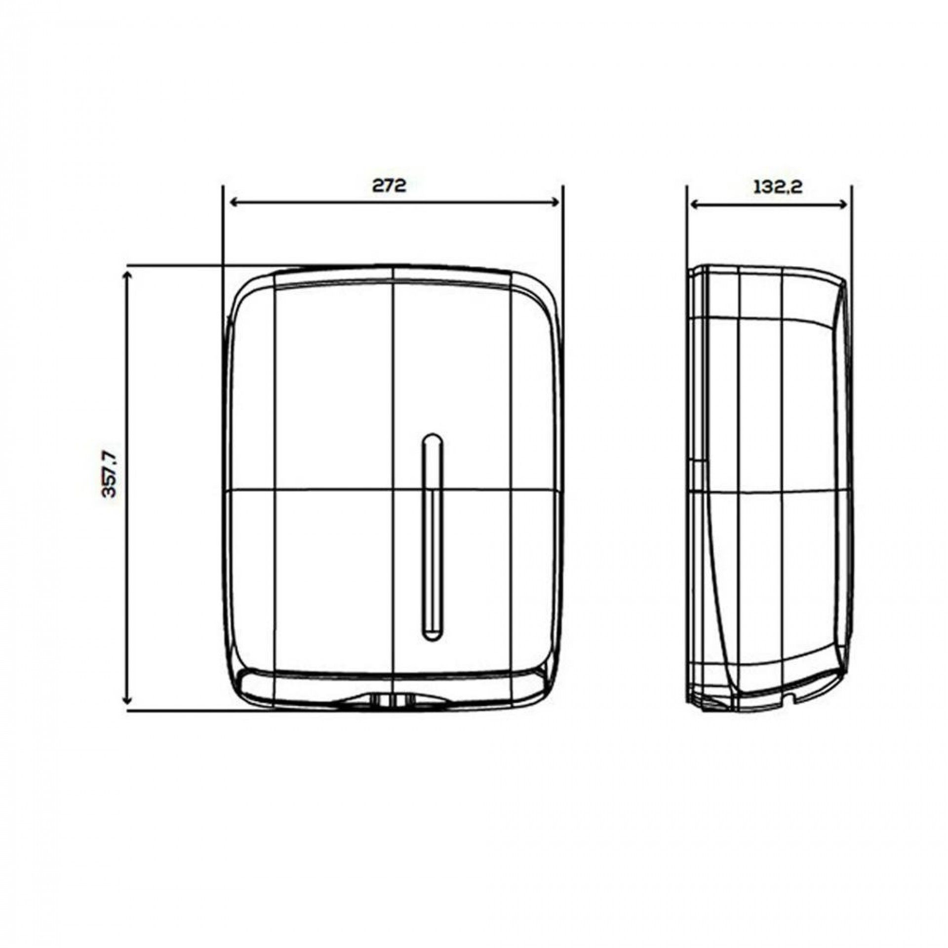 Dispensador zig-zag timeless preto refª 07806 JOFEL