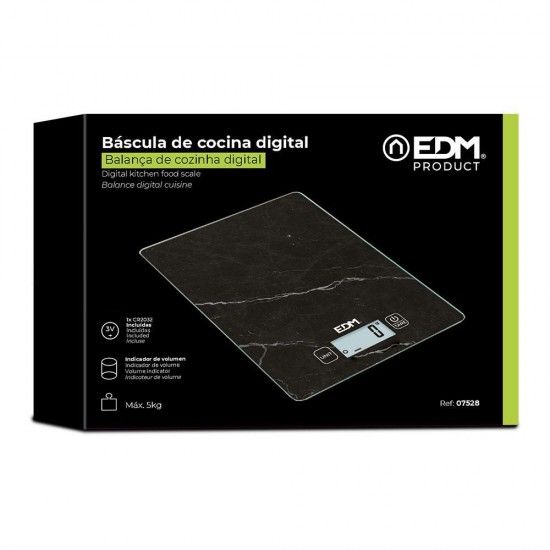 Balan�a de cozinha digital max. 5kg mod 3 ref� 07528 EDM