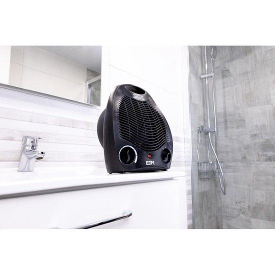 Aquecedor vertical. cor preto. 1000-2000v refª 07220 EDM Aquecedor vertical. cor preto. 1000-2000v refª 07220 EDM