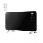 Aquecedor convector com frontal de vidro 1500w refª 07182 EDM Aquecedor convector com frontal de vidro 1500w refª 07182 EDM