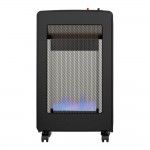 Aquecedor a gás para interior fold chama azul preto comprida refª 07161 FULMO Aquecedor a gás para interior fold chama azul preto comprida refª 07161 FULMO