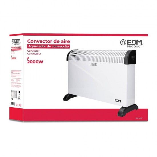 Aquecedor convector - modelo standard - 2000w ref 07133 EDM