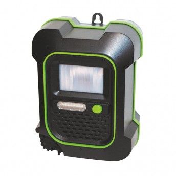 Afugentador de animais externos ultrasnico com flash ref 06128 WEITECH