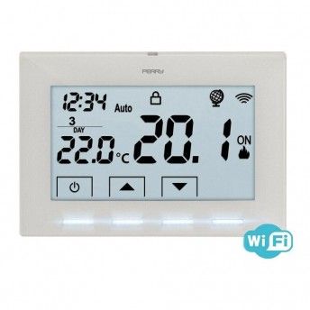 Cronotermstato wifi a 230v branco 1tx cr029wifi ref 03018 PERRY