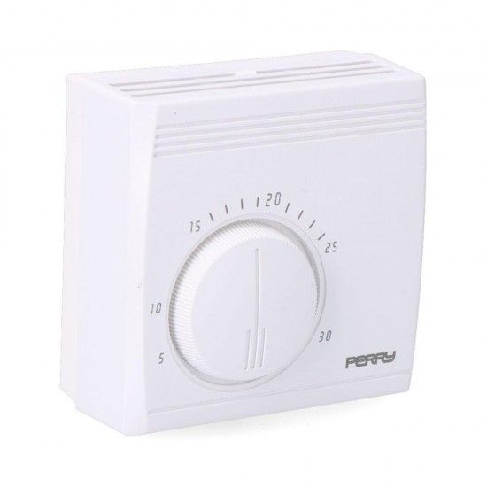 Termstato analgico serie "teg" sem luz piloto. cor branco ref 03015 PERRY