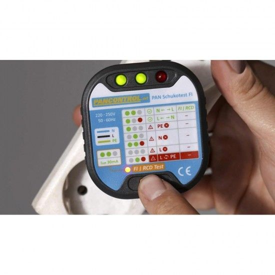 Tester de tomadas pan schukotest fi ref 02140 PANCONTROL