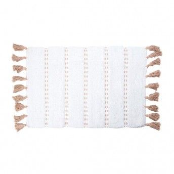 Tapete de banho 'pom pom' castanho 50x75cm ref� 01905 5FIVE