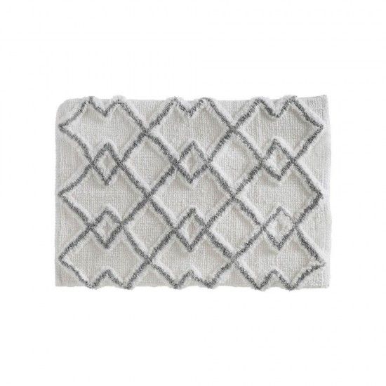 Tapete de banho �tnico cinzento 50x75cm ref� 01904 5FIVE