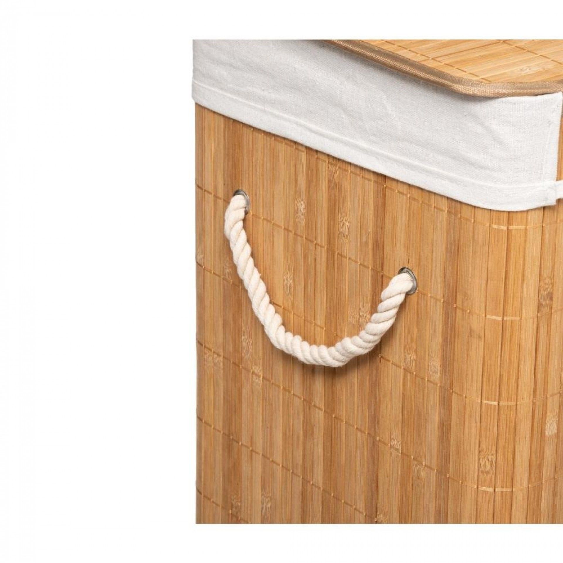 Cesto para roupas de bambu 50x41,5x30cm refª 01896 5FIVE